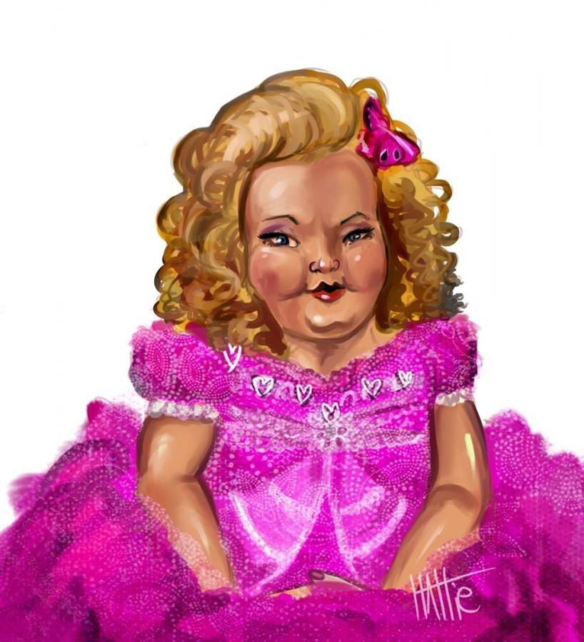 Honey Boo Boo, Alana Thompson, in her pink pageant dress. 