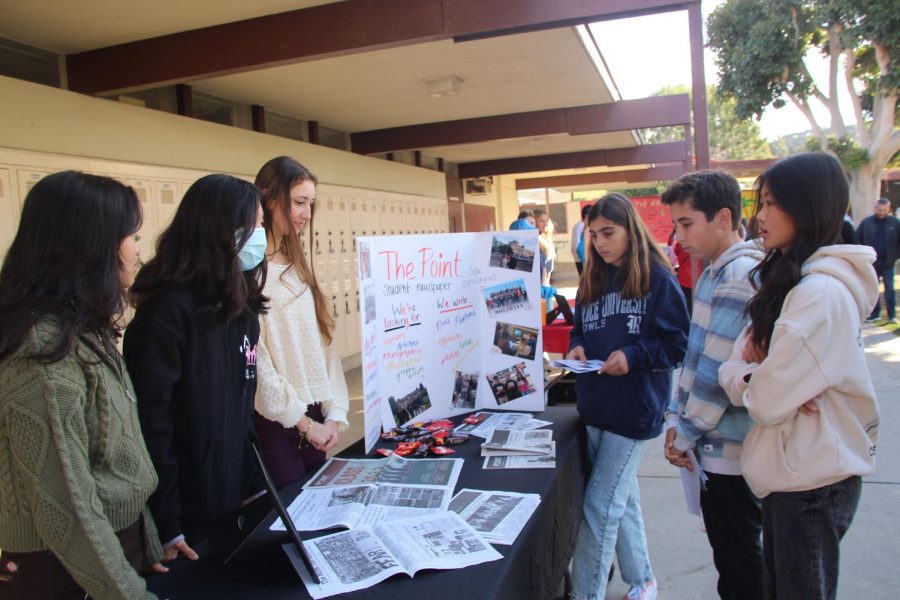 Private school students see the programs PV High has to offer. (Photo courtesy of Cynthia Mindicino)