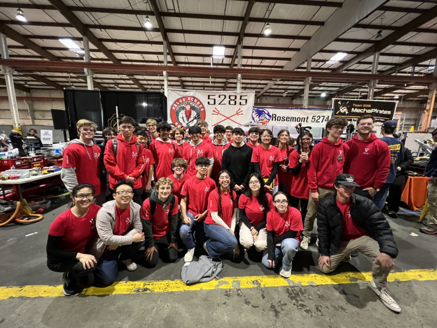PVIT’s FRC team at a competition. (Photo courtesy of Lorraine Loh-Norris)