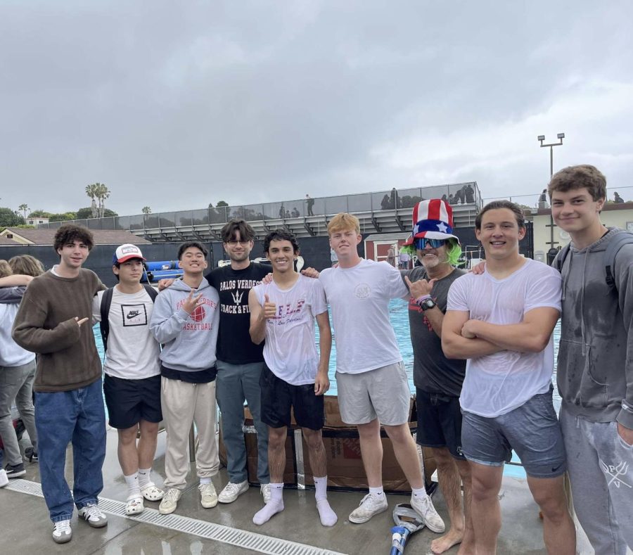 Boat race winners from left to right: Sean Slingsby, Aidan Shen, Jonathan Liu, David Wingard, Anthony Chor, Danny Stender, Mr. Larkins, Niko Tsangaris, Max Sinfield 
(Photos by Chloe Choi and Jonathan Liu)